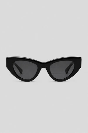 Olivier Marel Andermatt '37 tortoiseshell polarized cat-eye sunglasses, side profile, women's fit