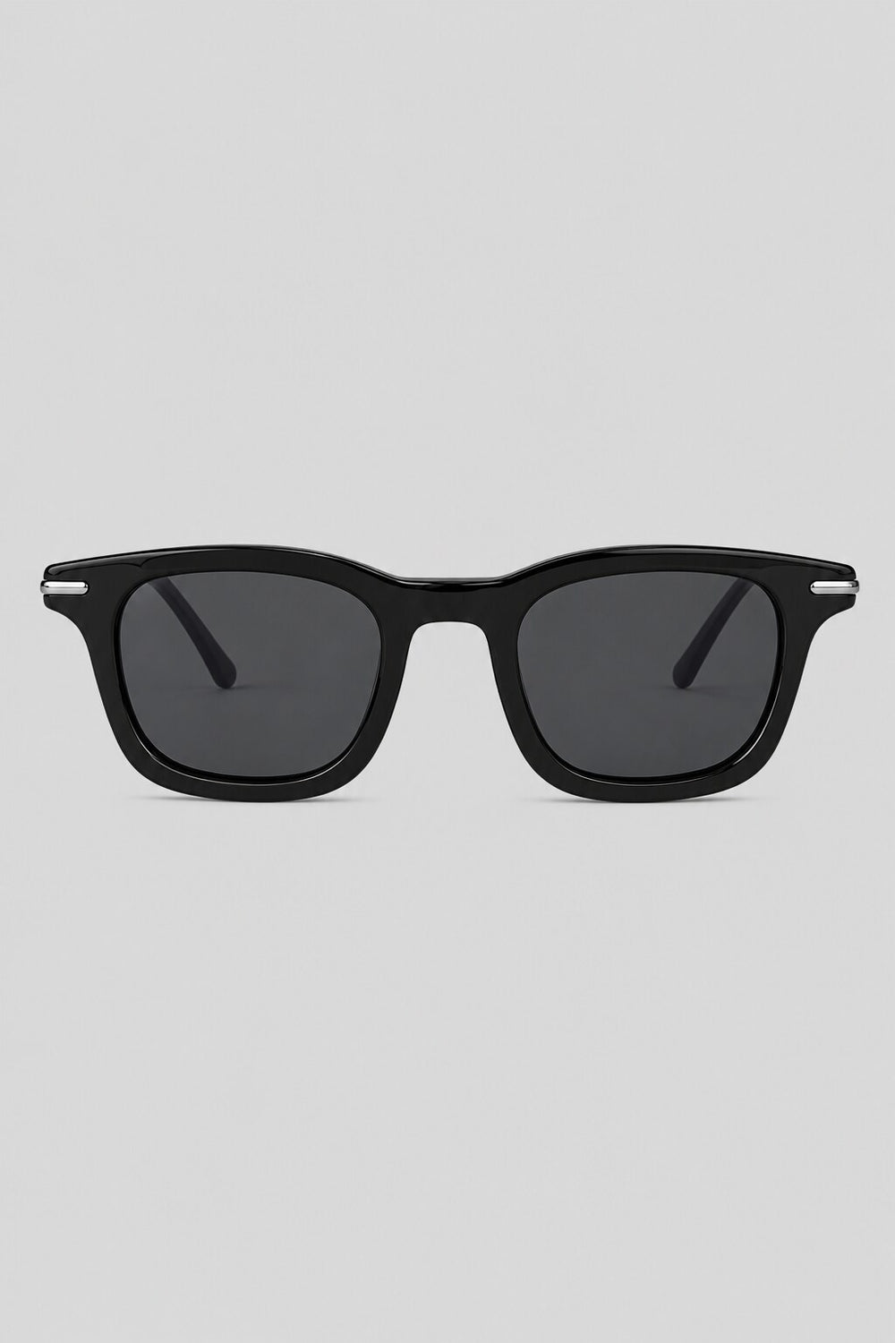 Olivier Marel Bellagio '18 blue polarized square sunglasses, side profile, unisex fit