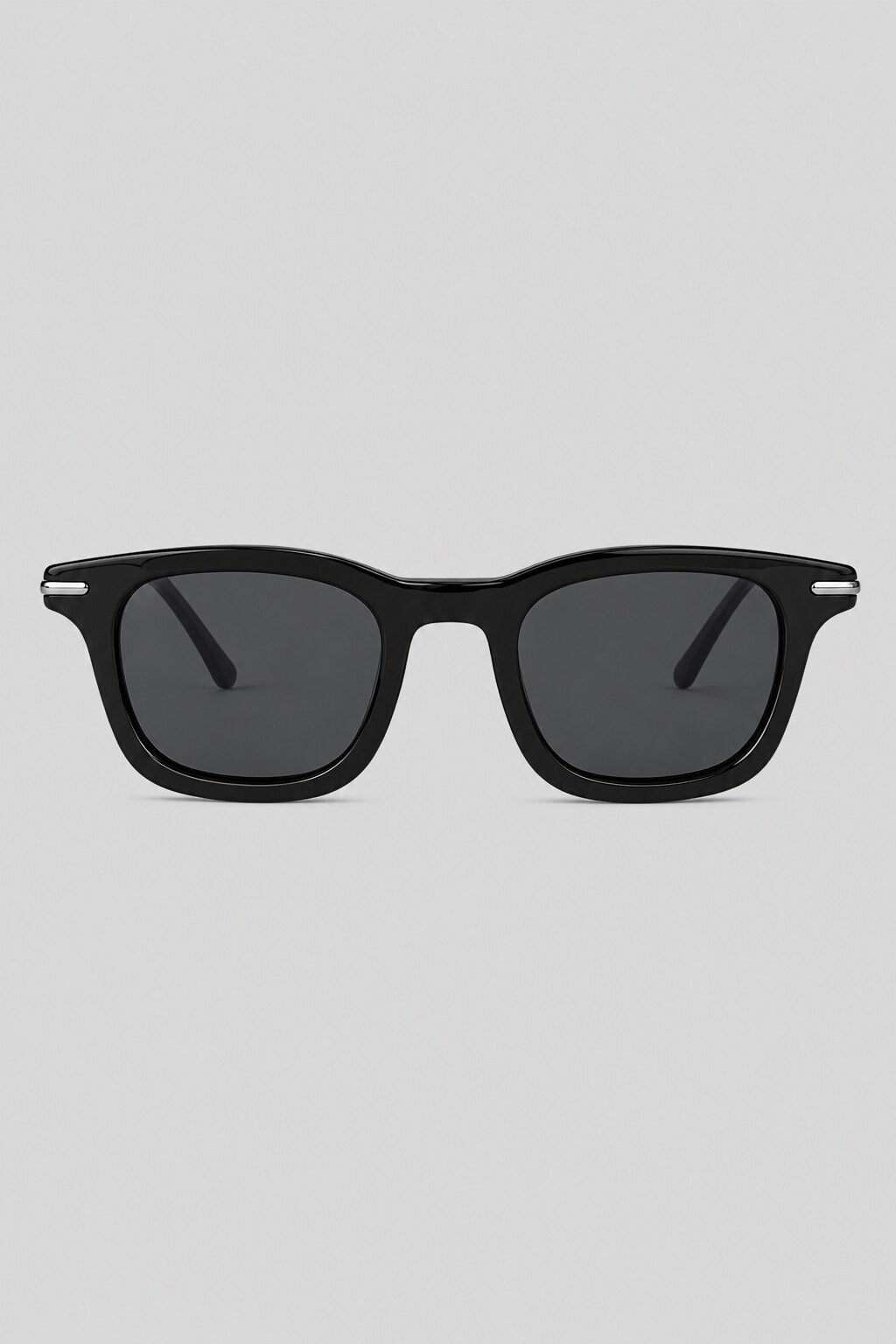 Olivier Marel Bellagio '18 blue polarized square sunglasses, side profile, unisex fit