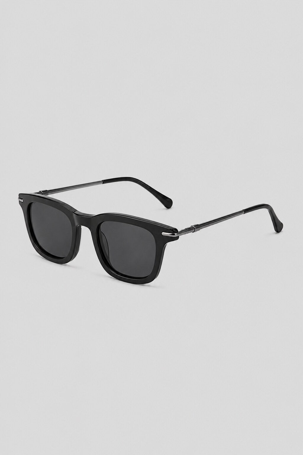 Olivier Marel Bellagio '18 navy polarized square sunglasses in acetate, front view