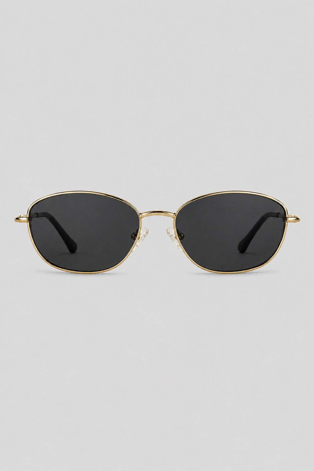 Olivier Marel Biarritz '94 polarized oval sunglasses in gold, detail view