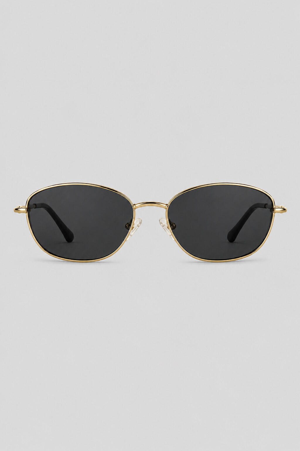 Olivier Marel Biarritz '94 polarized oval sunglasses in gold, detail view