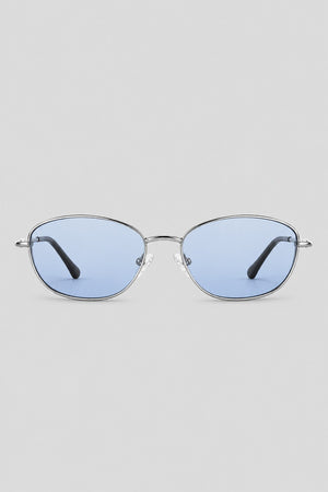 Olivier Marel Biarritz '94 in silver metal oval frame, three-quarter view