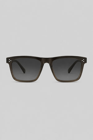 Olivier Marel Brienz '49 black square sunglasses in acetate, front view