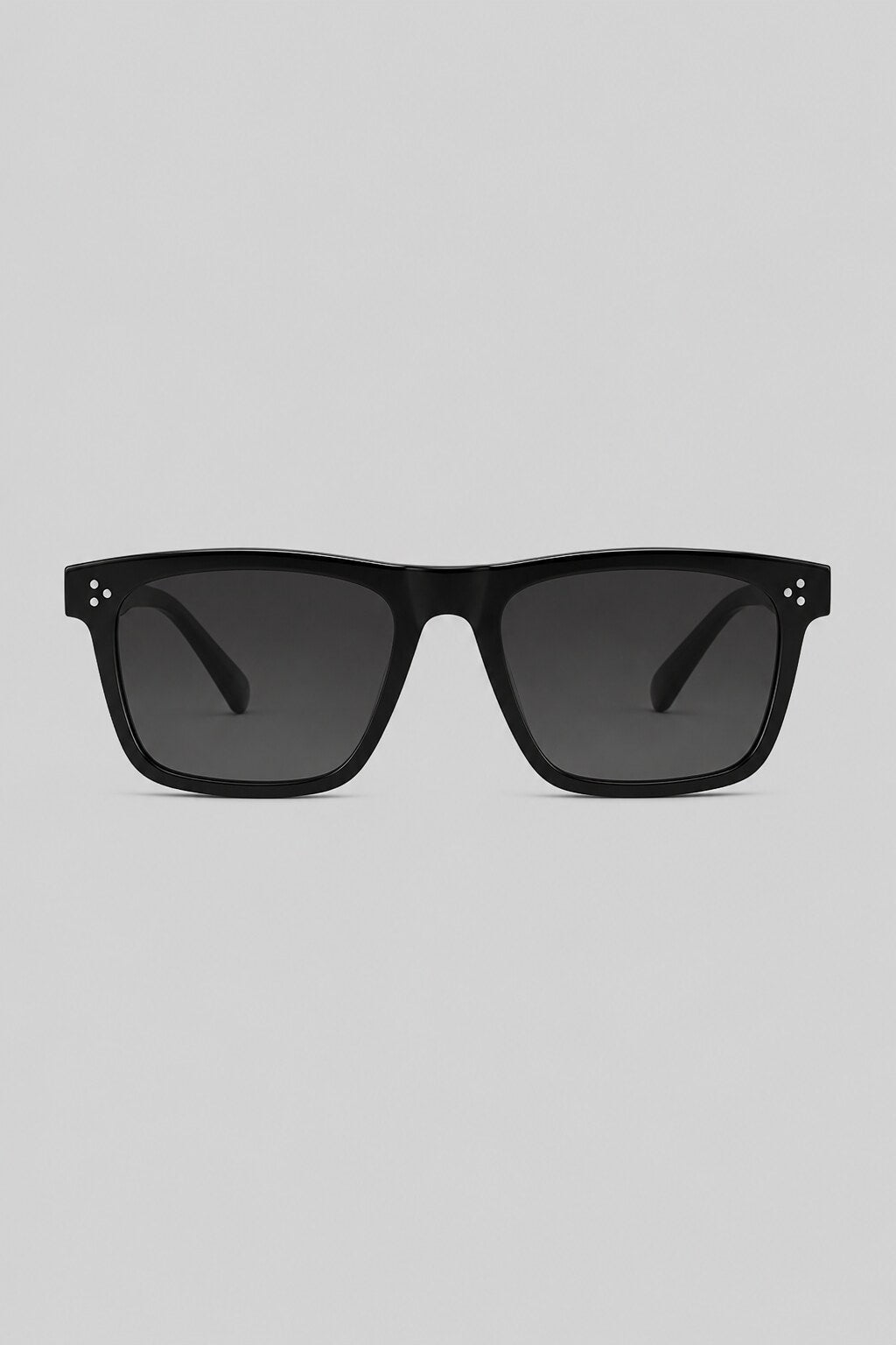 Olivier Marel Brienz '49 in black acetate square frame, three-quarter view