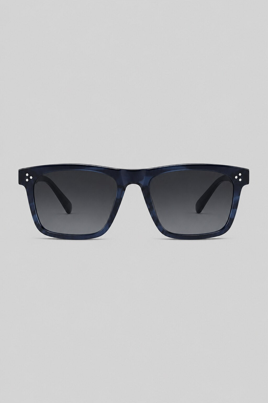 Olivier Marel Brienz '49 blue square sunglasses in acetate, front view