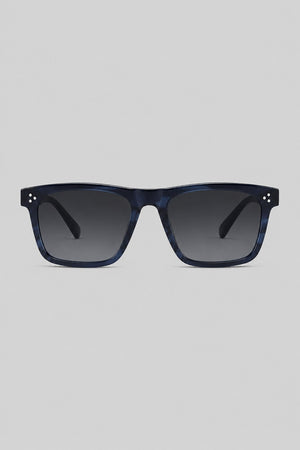 Olivier Marel Brienz '49 blue square sunglasses in acetate, front view