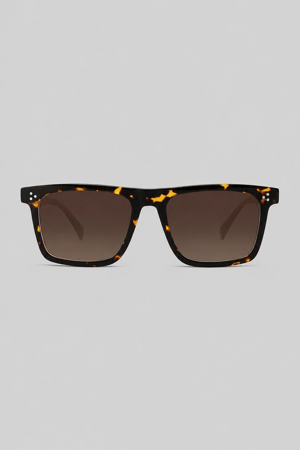 Olivier Marel Brienz '49 tortoiseshell square sunglasses, side profile, men's fit