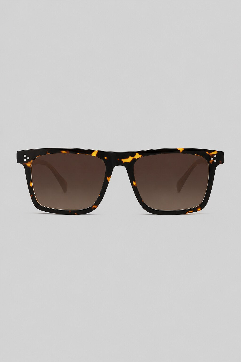 Olivier Marel Brienz '49 tortoiseshell square sunglasses, side profile, men's fit
