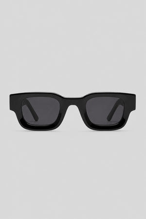 Olivier Marel Cadaques '06 black square sunglasses in acetate, front view
