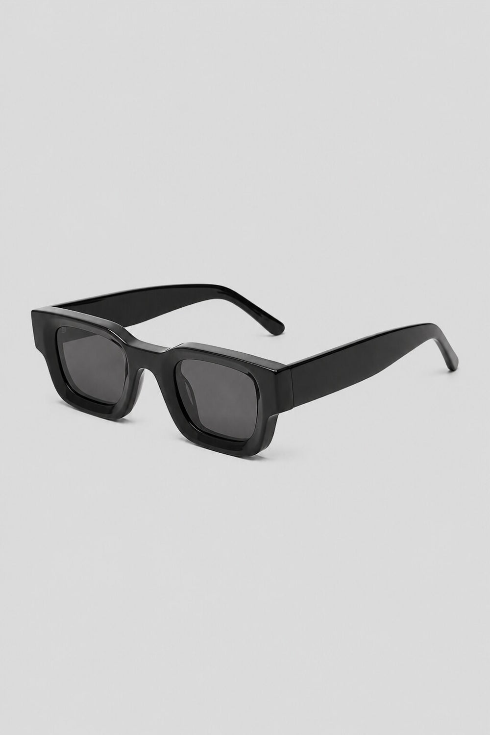 Olivier Marel Cadaques '06 black square sunglasses, side profile, men's fit
