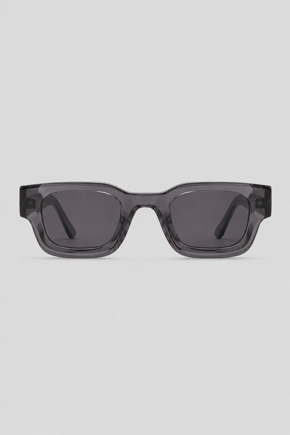 Olivier Marel Cadaques '06 gray square sunglasses in acetate, front view
