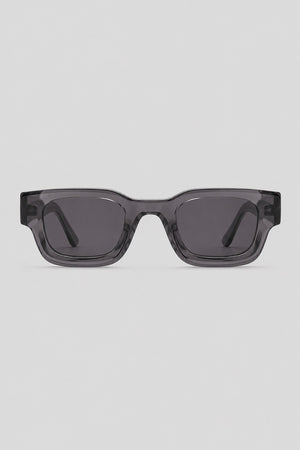 Olivier Marel Cadaques '06 gray square sunglasses in acetate, front view
