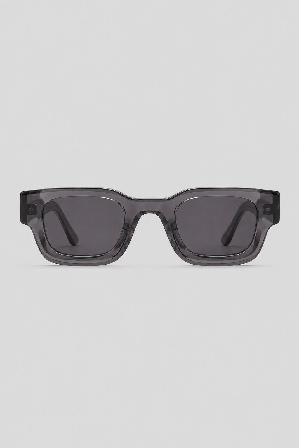 Olivier Marel Cadaques '06 gray square sunglasses in acetate, front view