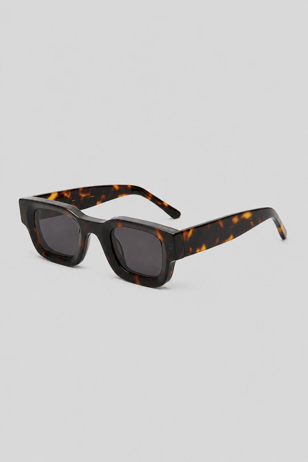 Olivier Marel Cadaques '06 tortoiseshell square sunglasses, side profile, men's fit