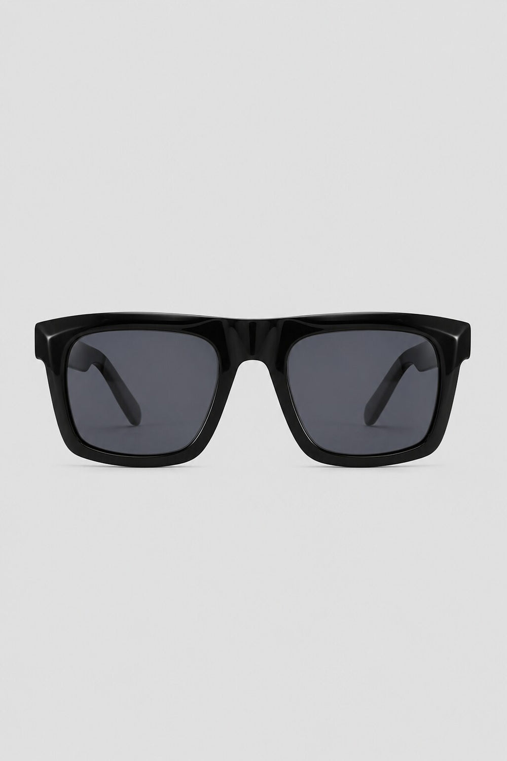 Olivier Marel Cannes '12 black square sunglasses, side profile, men's fit