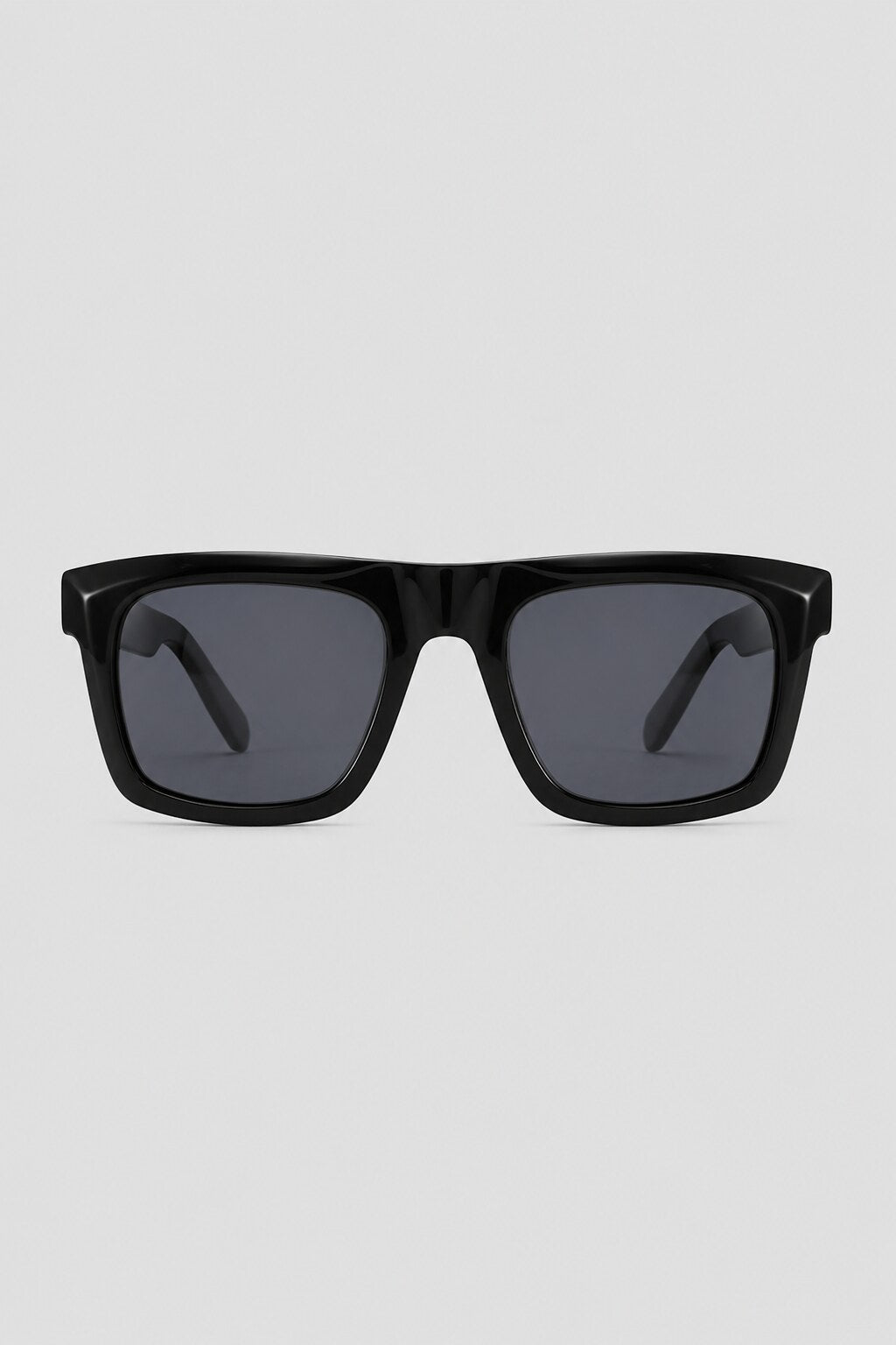 Olivier Marel Cannes '12 black square sunglasses, side profile, men's fit