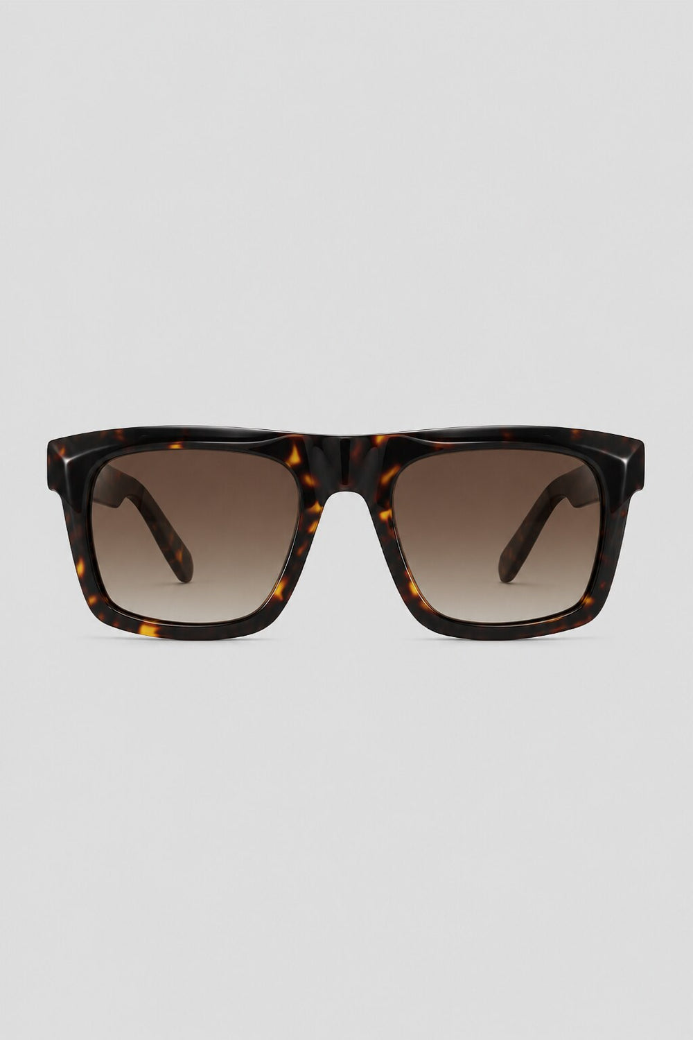 Olivier Marel Cannes '12 tortoiseshell square sunglasses in acetate, front view