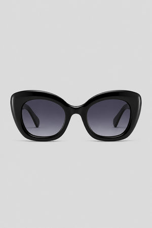 Olivier Marel Capri '90 black cat-eye sunglasses in acetate, front view