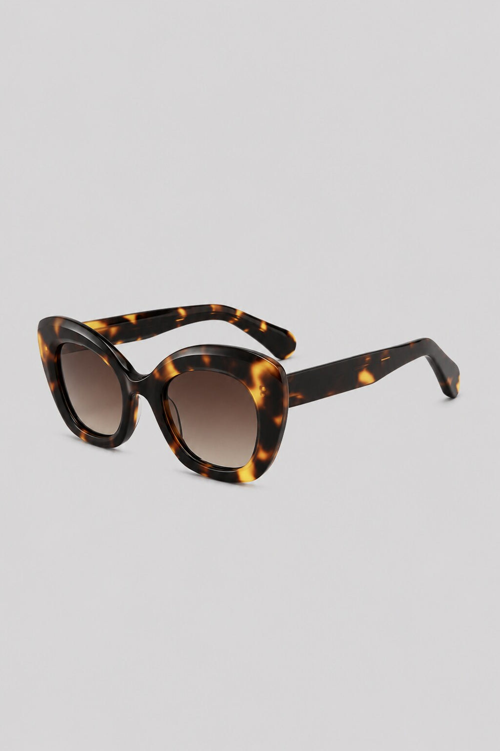 Olivier Marel Capri '90 tortoiseshell cat-eye sunglasses, side profile, women's fit