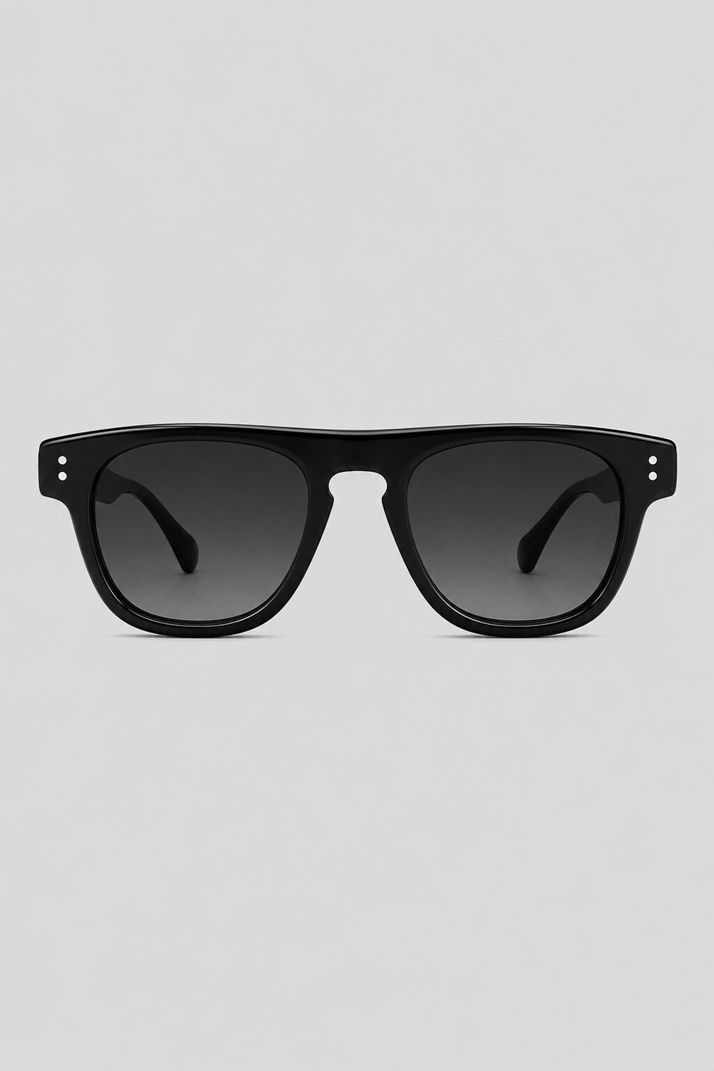 Olivier Marel Chamonix '72 black square sunglasses, side profile, men's fit