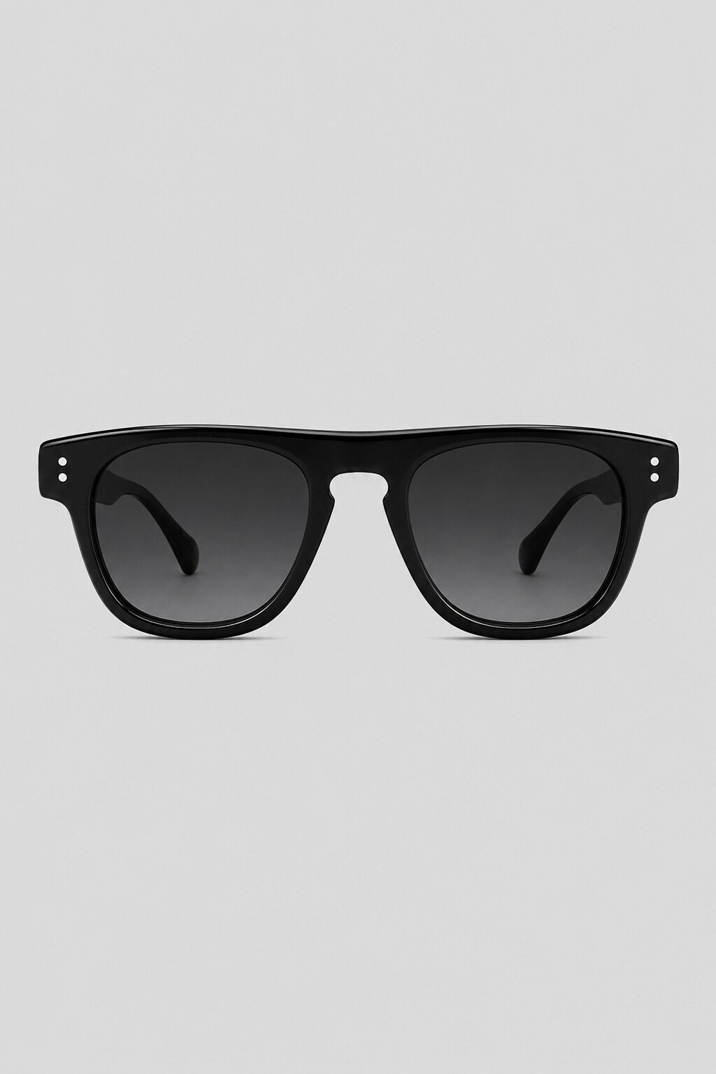 Olivier Marel Chamonix '72 black square sunglasses, side profile, men's fit