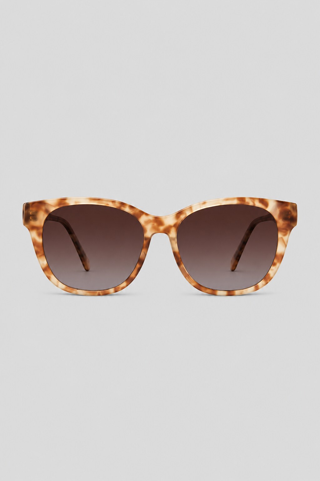 Olivier Marel Courchevel '75 tortoiseshell polarized cat-eye sunglasses, side profile, women's fit