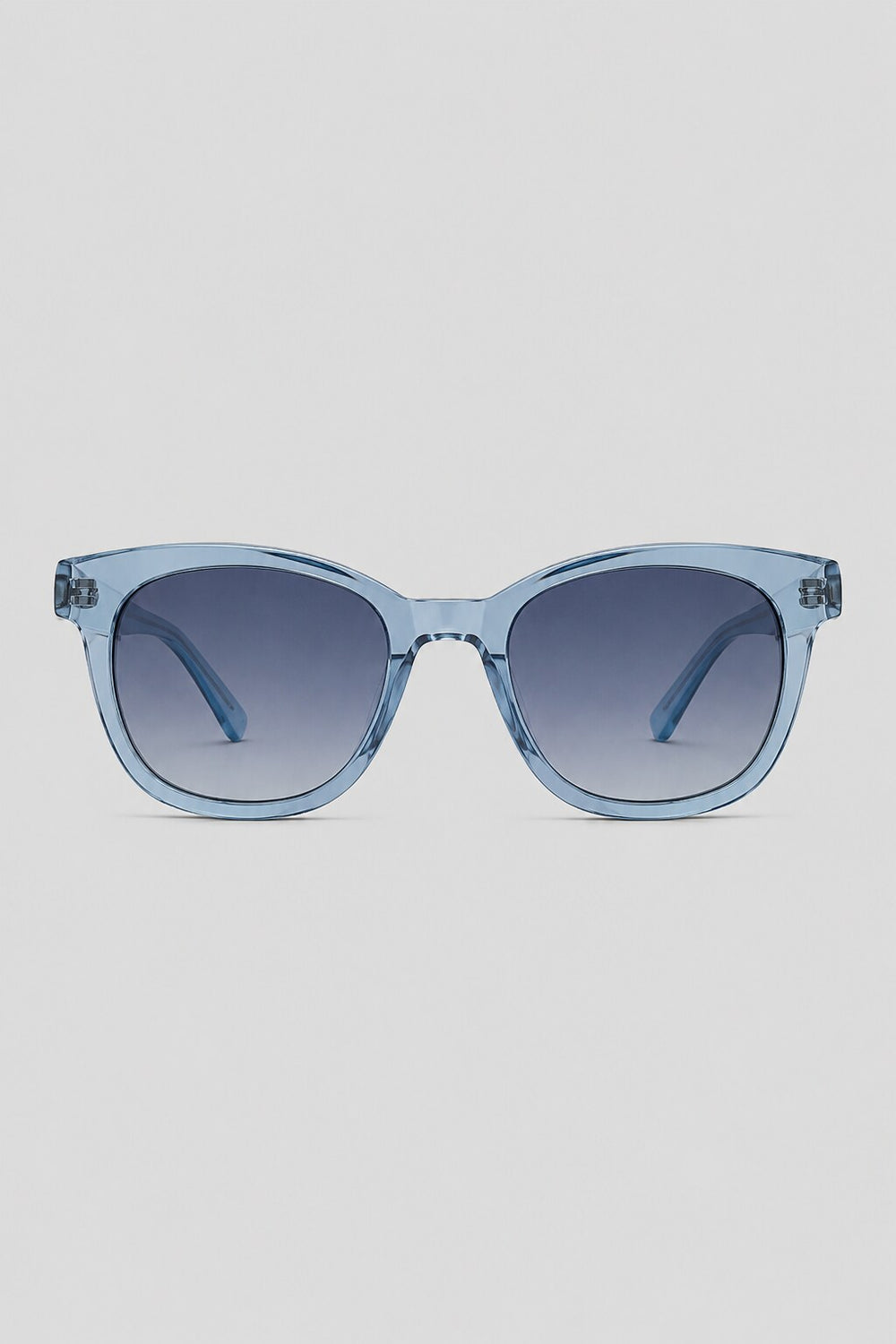 Olivier Marel Davos '58 blue square sunglasses in acetate, front view