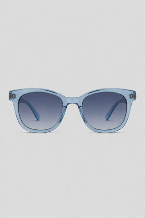 Olivier Marel Davos '58 blue square sunglasses in acetate, front view