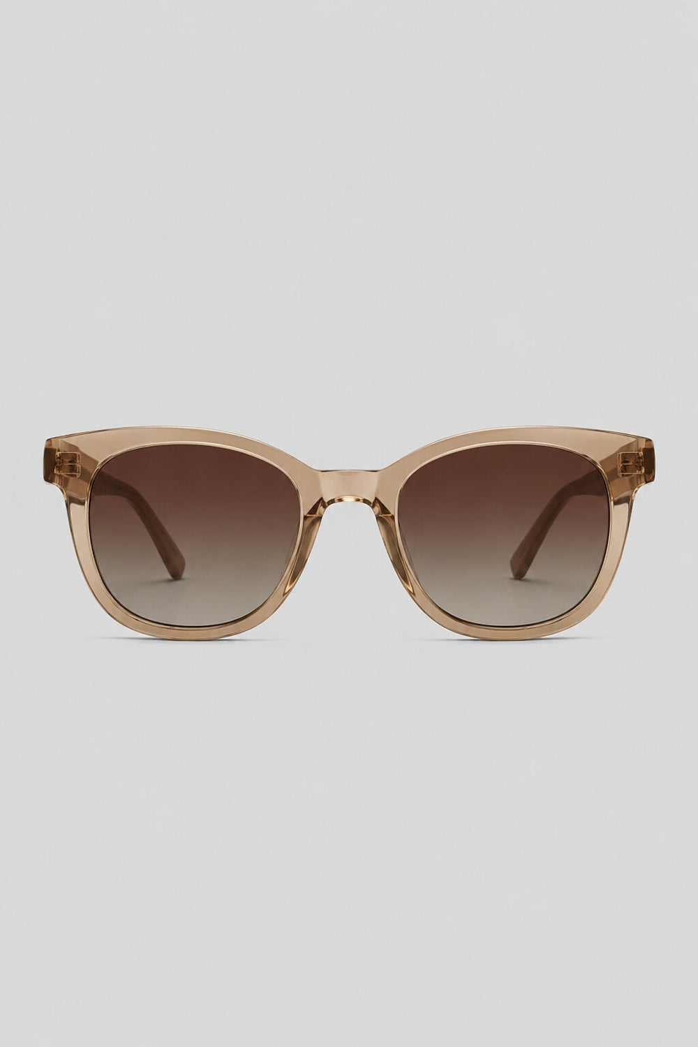 Olivier Marel Davos '58 tea square sunglasses in acetate, front view