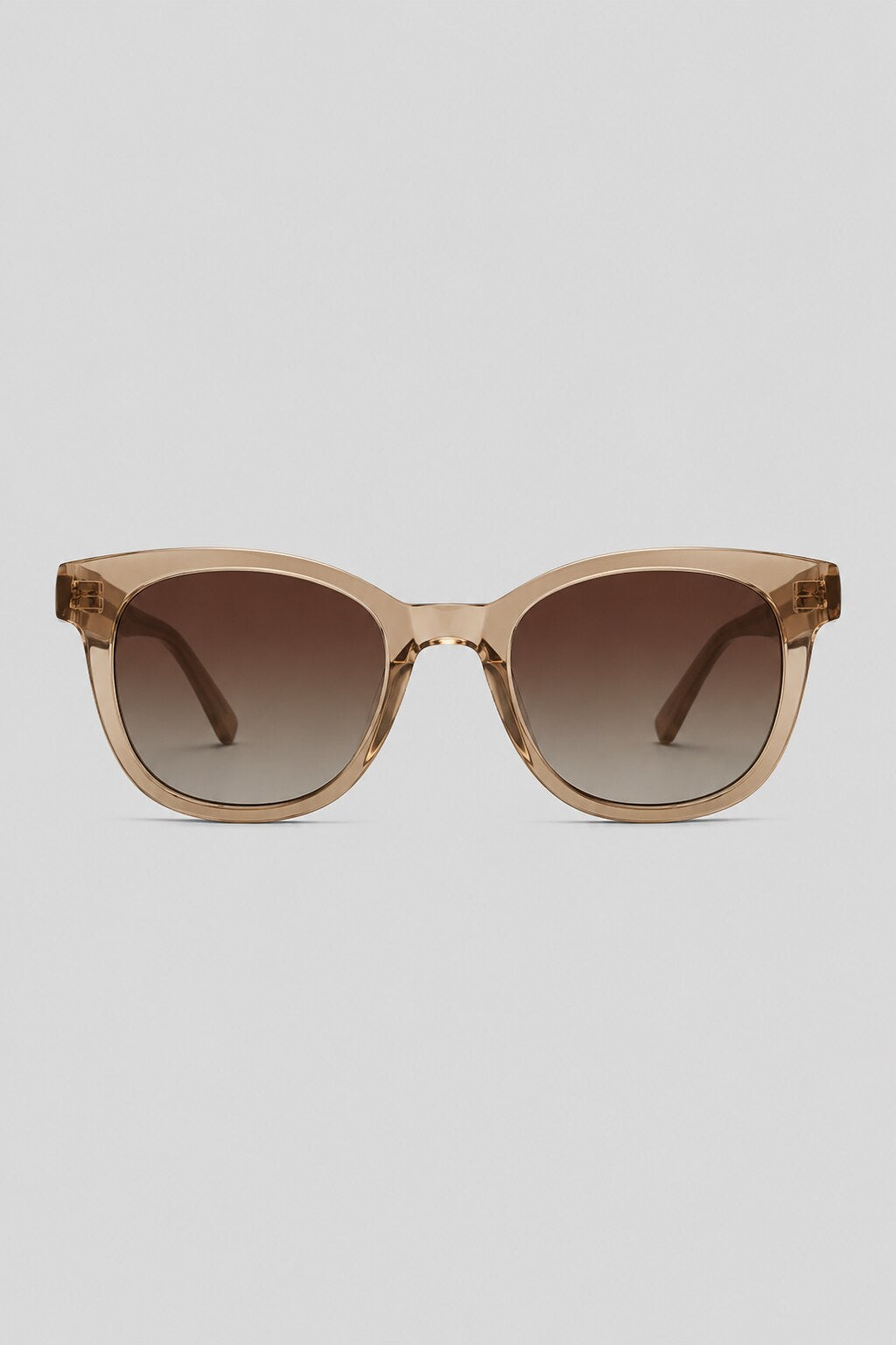Olivier Marel Davos '58 tea square sunglasses in acetate, front view