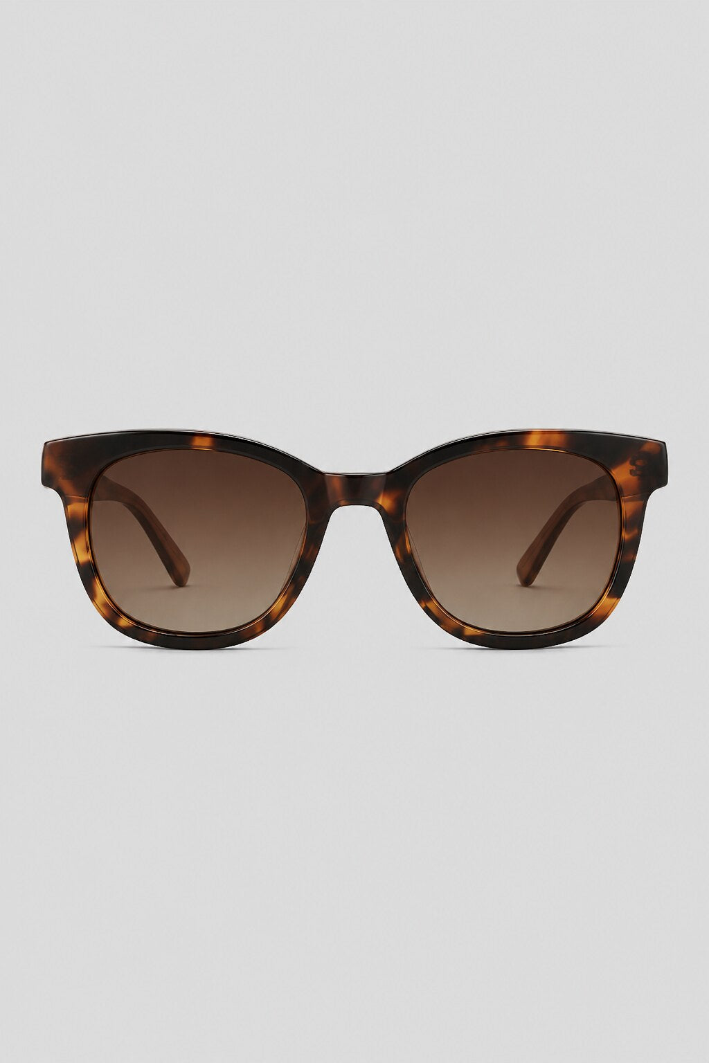 Olivier Marel Davos '58 tortoiseshell square sunglasses in acetate, front view