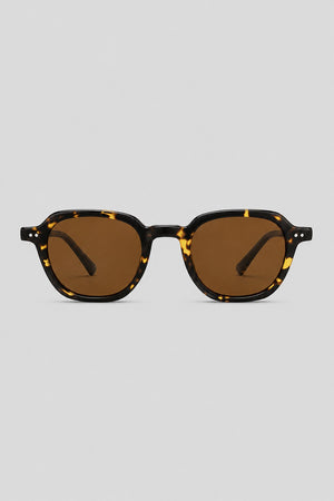 Tortoiseshell round sunglasses by Olivier Marel, unisex - Faro '98