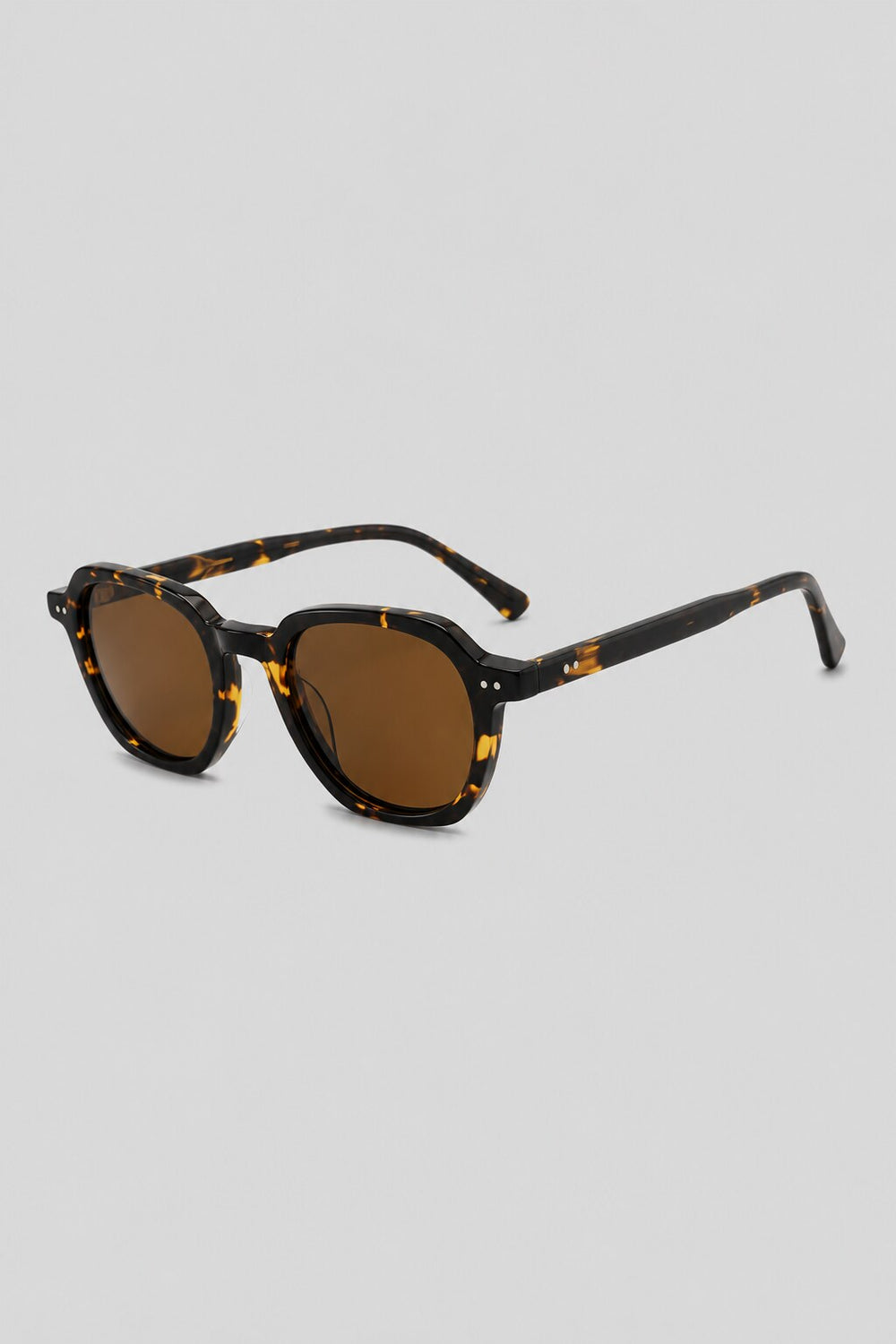 Tortoiseshell round sunglasses by Olivier Marel, unisex - Faro '98