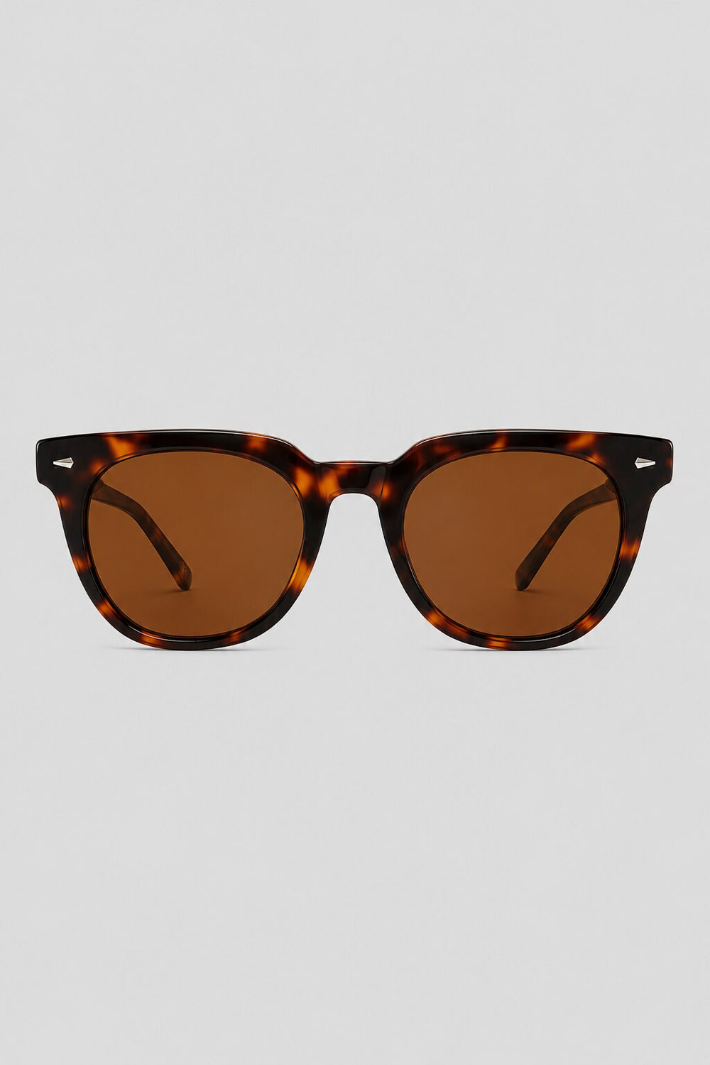 Olivier Marel Granada '38 tortoiseshell round sunglasses in acetate, front view