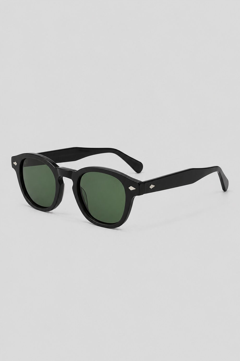 Olivier Marel Lagos '14 matte black round sunglasses, view 5