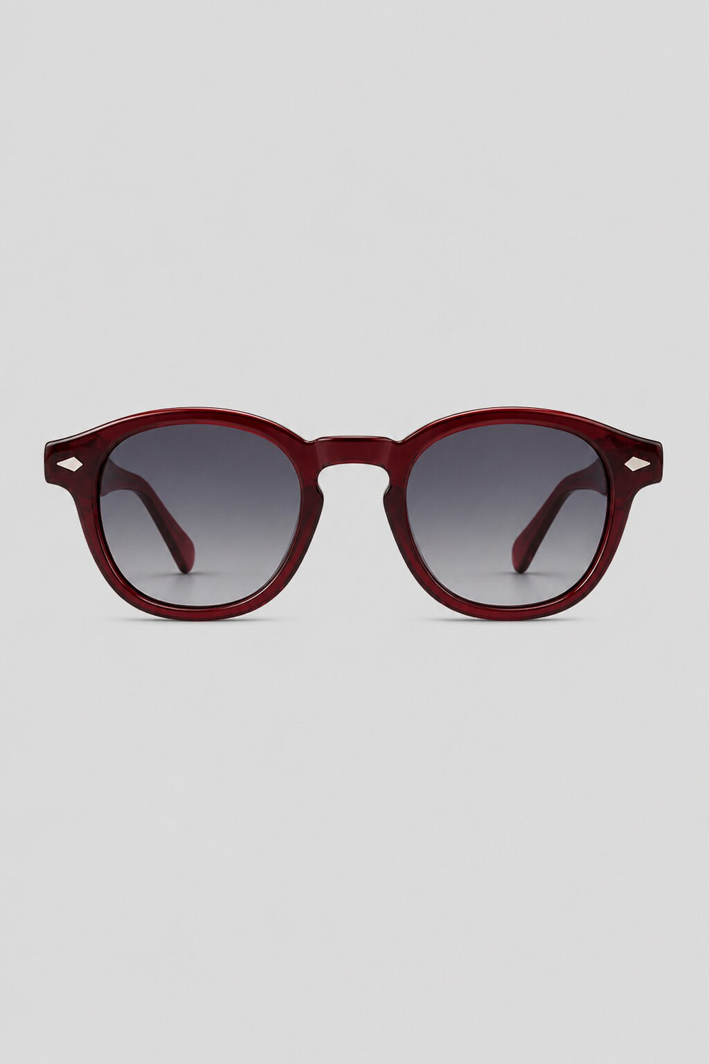 Olivier Marel Lagos '14 red round sunglasses, side profile, unisex fit