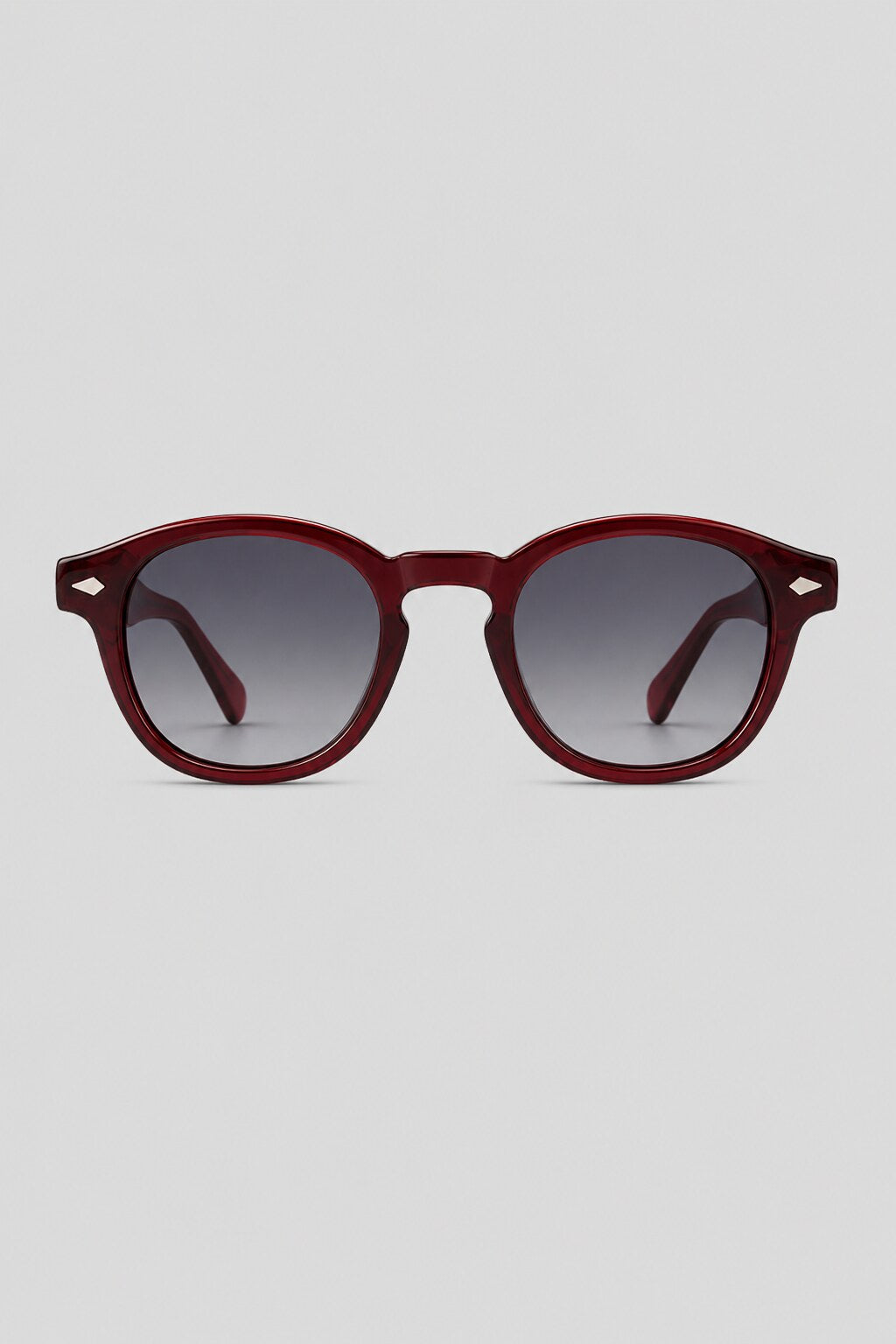 Olivier Marel Lagos '14 red round sunglasses, side profile, unisex fit