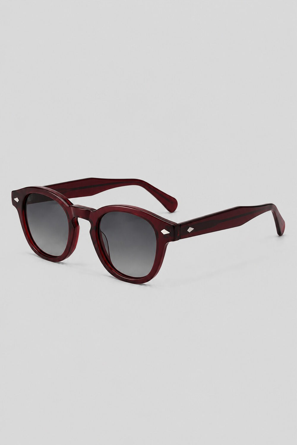 Olivier Marel Lagos '14 round sunglasses in red, detail view
