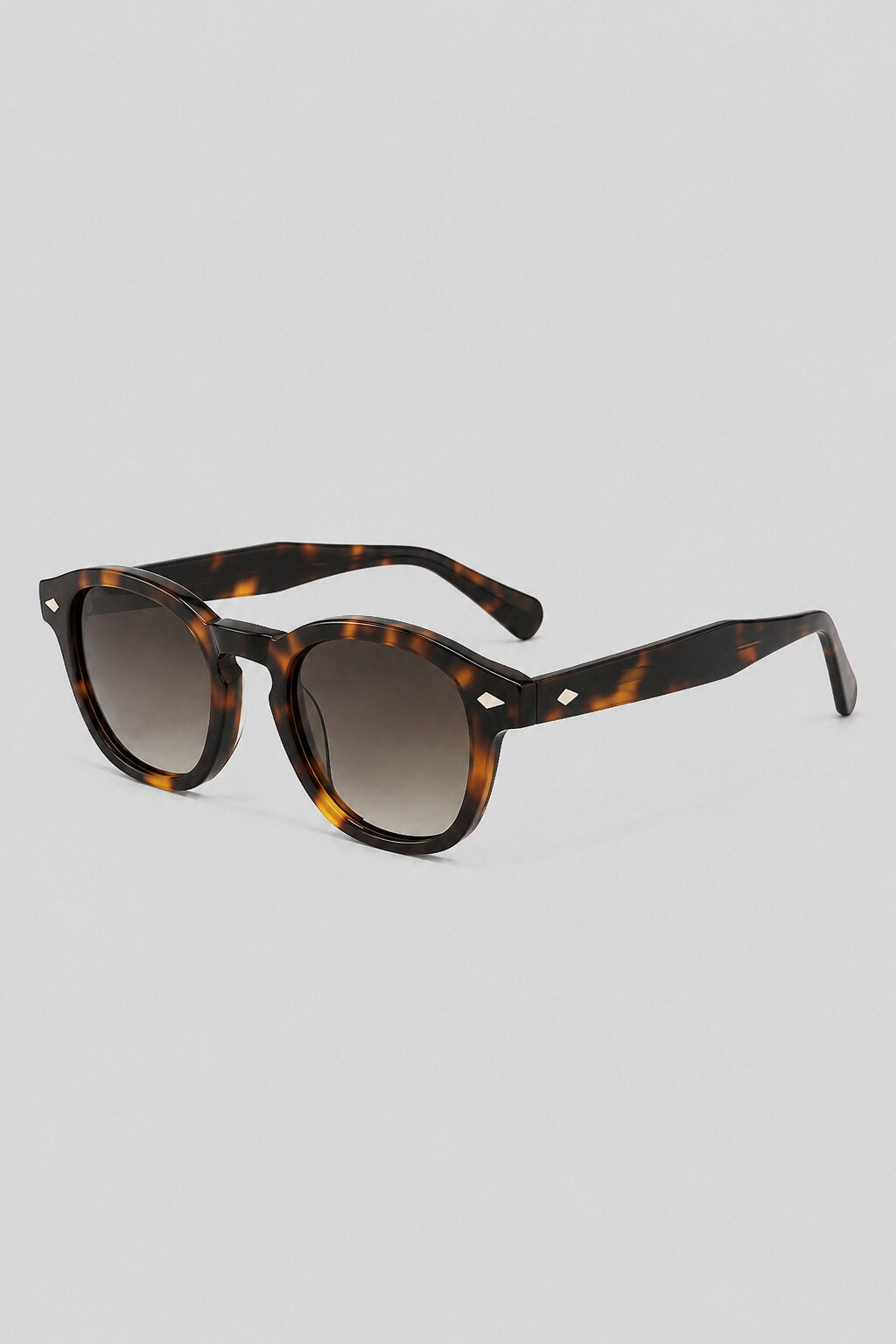 Olivier Marel Lagos '14 round sunglasses in tortoiseshell, detail view