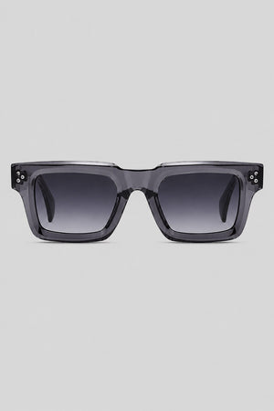 Olivier Marel Lecce '24 brown polarized square sunglasses, side profile, unisex fit