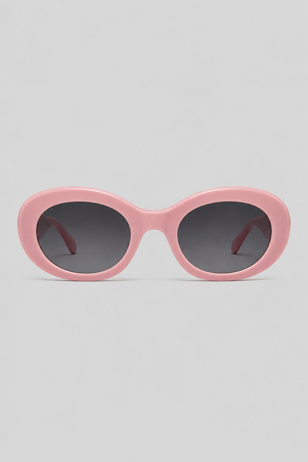 Olivier Marel Malaga '17 pink oval sunglasses in acetate, front view