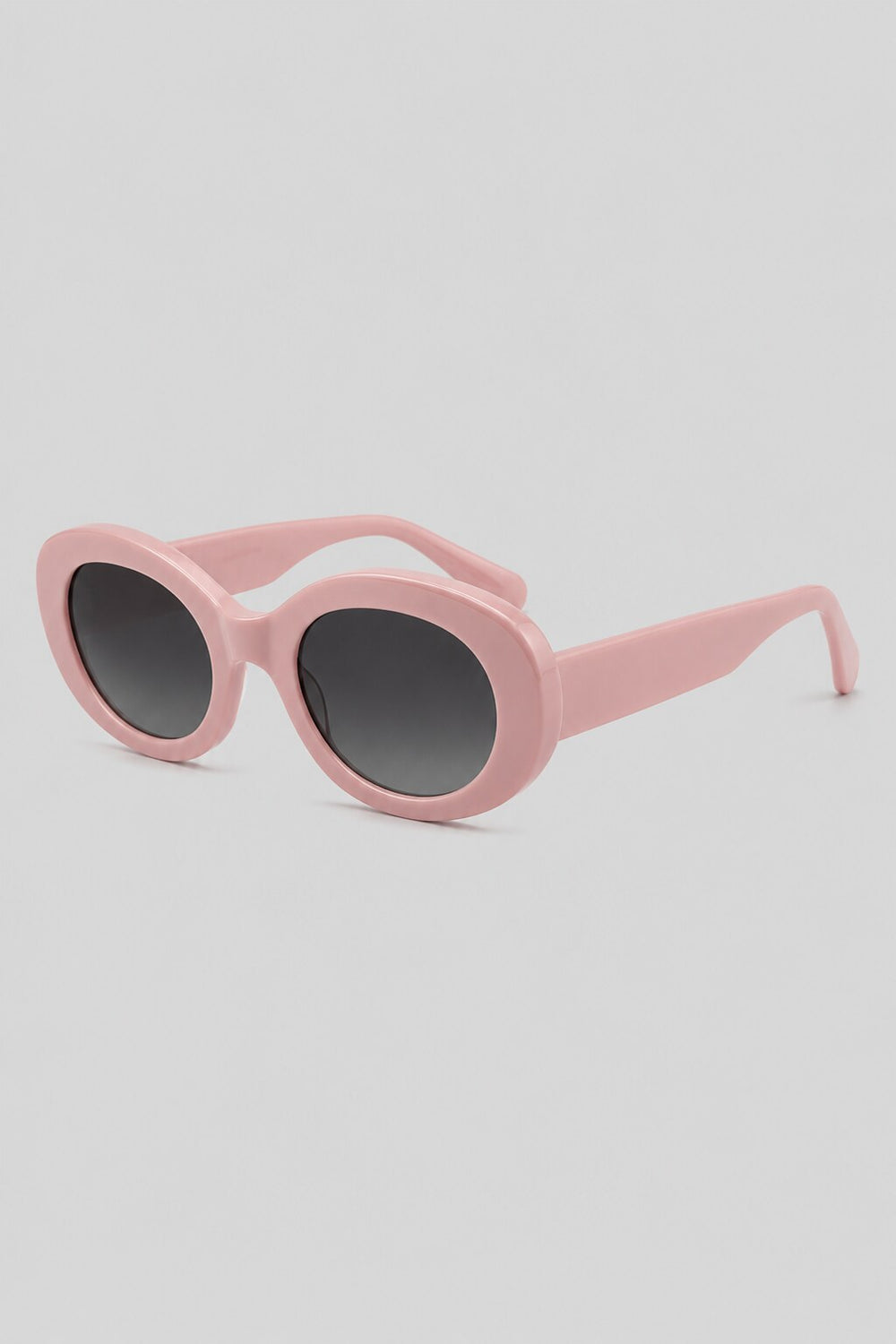 Olivier Marel Malaga '17 pink oval sunglasses, side profile, women's fit