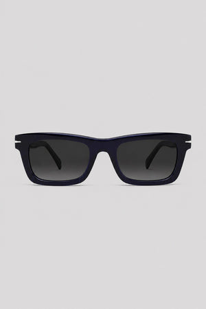 Olivier Marel Marbella '79 blue square sunglasses in acetate, front view