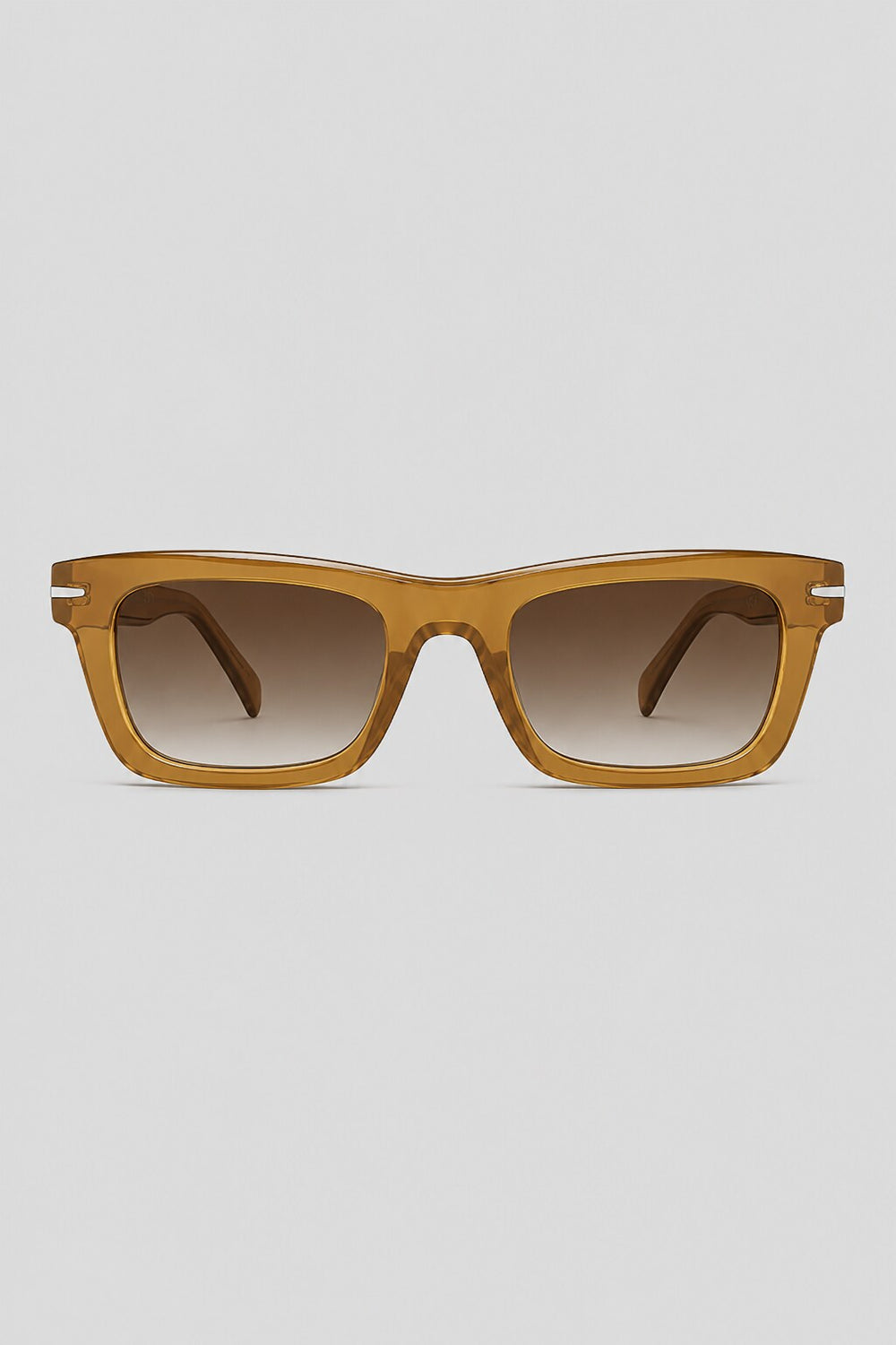 Olivier Marel Marbella '79 brown square sunglasses in acetate, front view