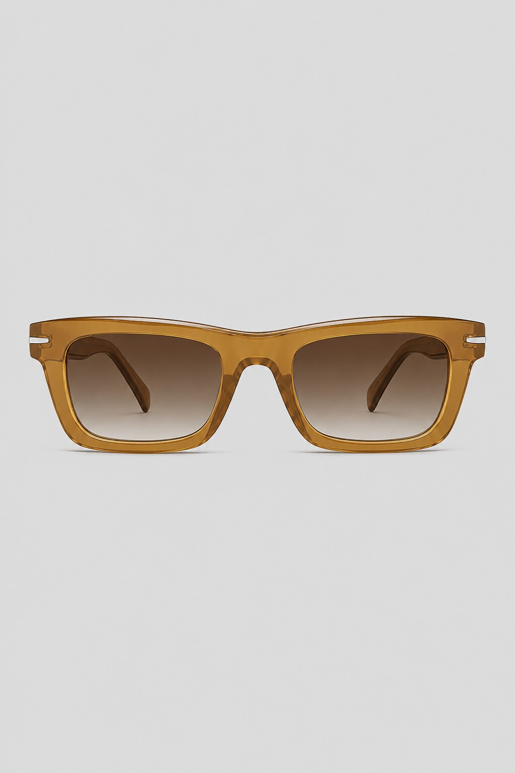 Olivier Marel Marbella '79 brown square sunglasses in acetate, front view