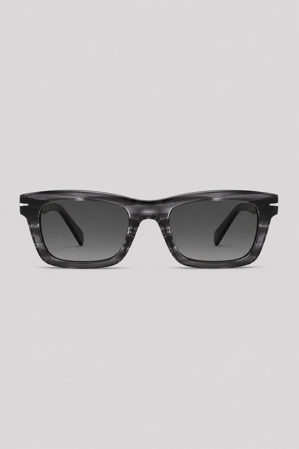 Olivier Marel Marbella '79 gray square sunglasses in acetate, front view