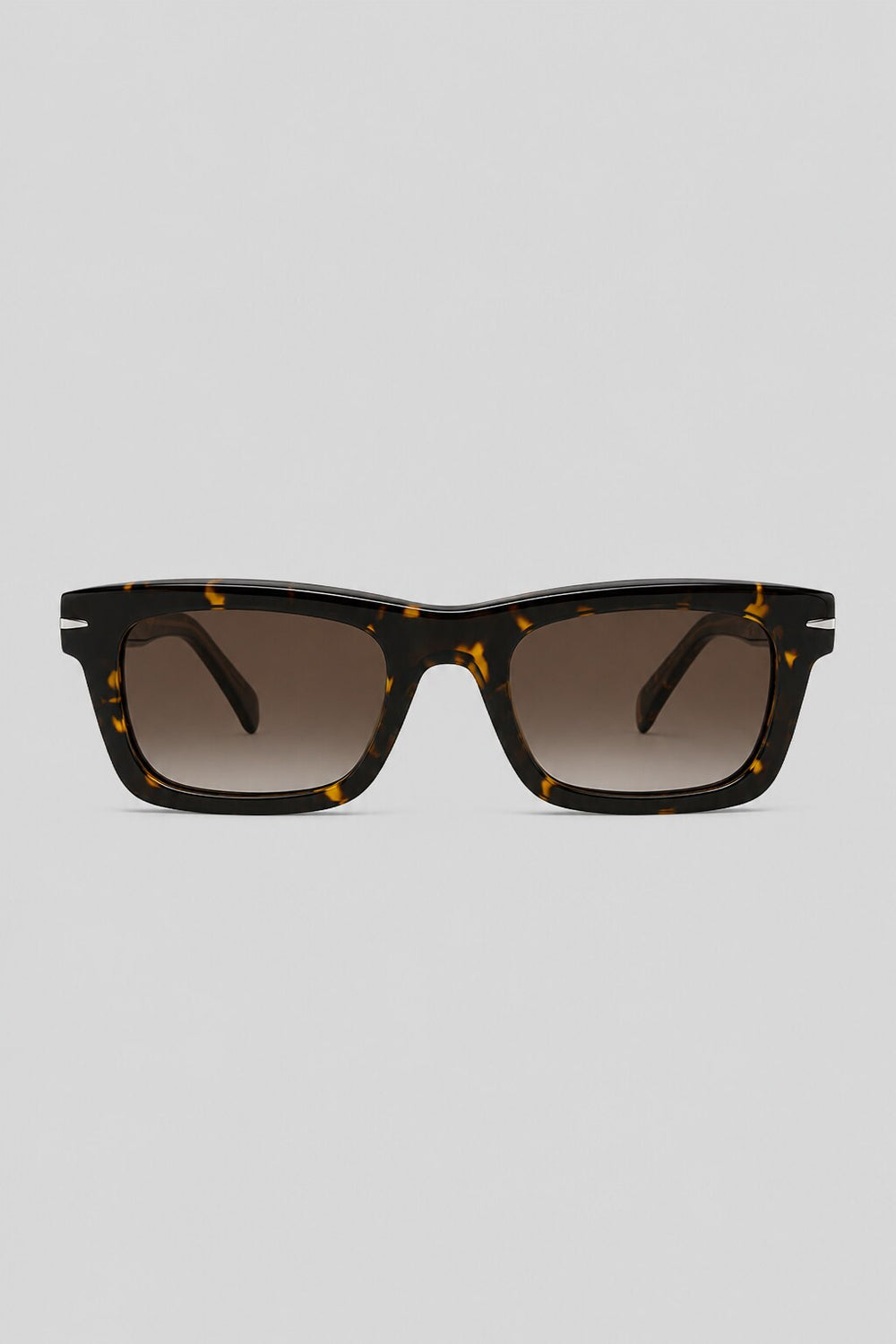 Olivier Marel Marbella '79 tortoiseshell square sunglasses in acetate, front view