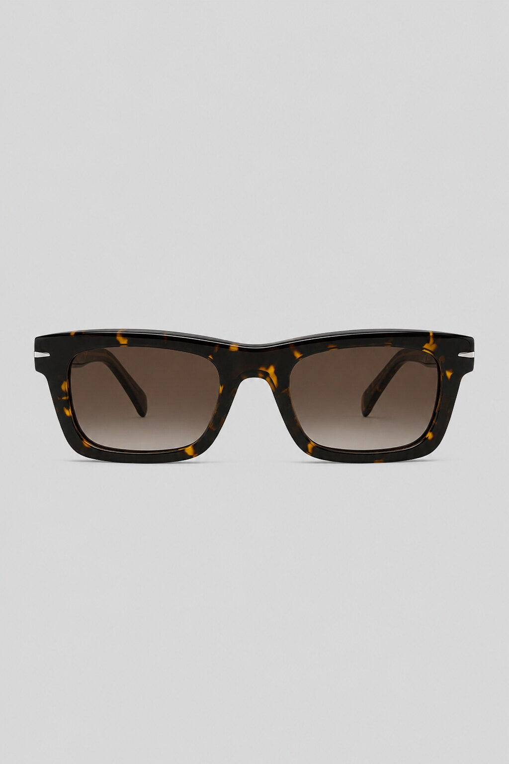 Olivier Marel Marbella '79 tortoiseshell square sunglasses in acetate, front view