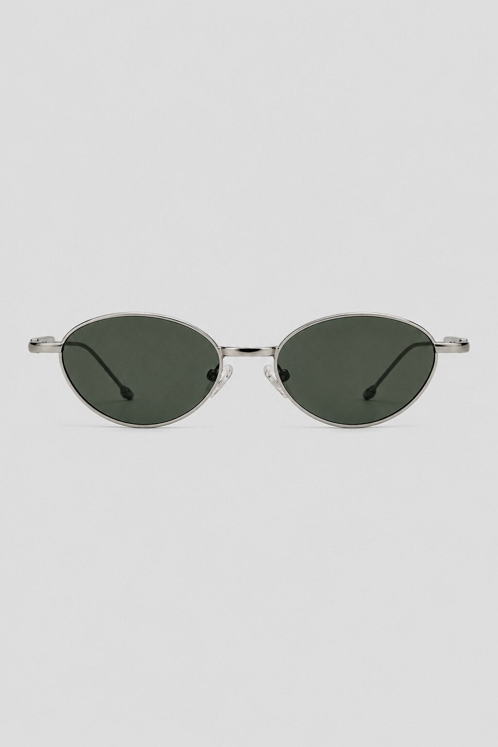 Olivier Marel Monaco '76 gold polarized oval sunglasses, side profile, unisex fit